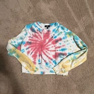 Lulus Tie Dye Crewneck